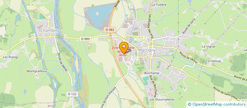 localisation de l'entreprise SARL PRADET à MARCIGNY