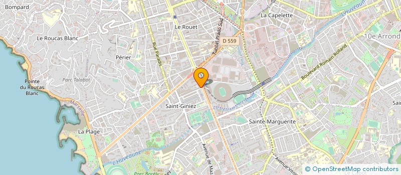 localisation de l'entreprise SARL PRADO COURSES à MARSEILLE