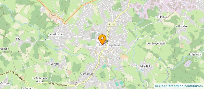 localisation de l'entreprise SARL PRALONG  SAINTE-SIGOLENE