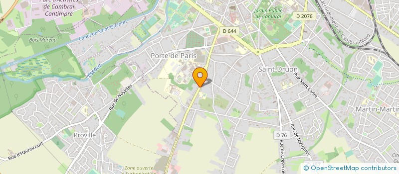 localisation de l'entreprise SARL PRANDON  CAMBRAI