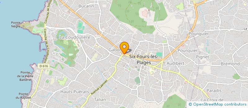 localisation de l'entreprise SARL PRAT à SIX-FOURS-LES-PLAGES