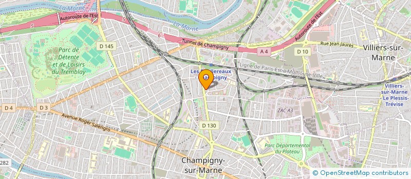 localisation de l'entreprise SARL PRAVEENA à CHAMPIGNY-SUR-MARNE