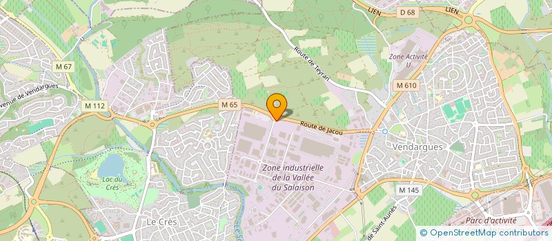 localisation de l'entreprise SARL PRAXIM à VENDARGUES