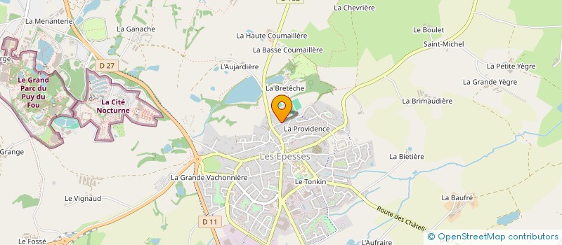 localisation de l'entreprise SARL PRE-BAT à LES EPESSES