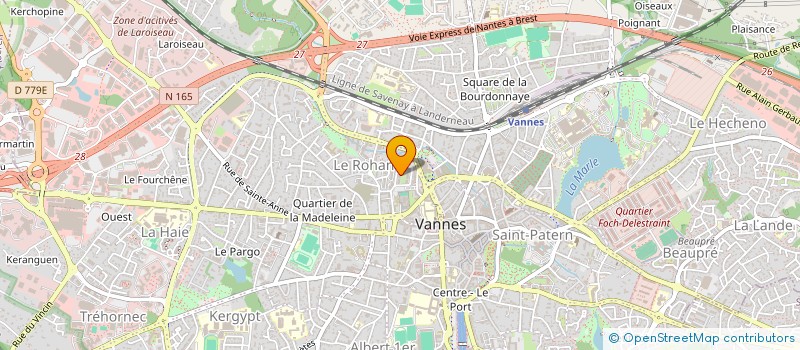 localisation de l'entreprise SARL PREFACOM à VANNES