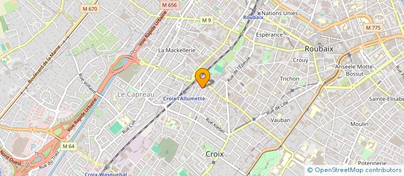 localisation de l'entreprise SARL PREFERENCE à ROUBAIX
