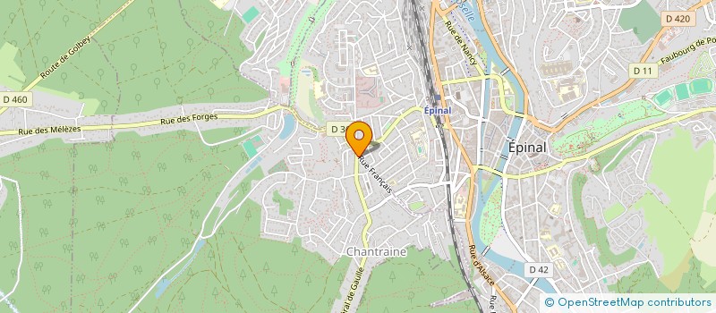 localisation de l'entreprise SARL PREFERENCE à EPINAL