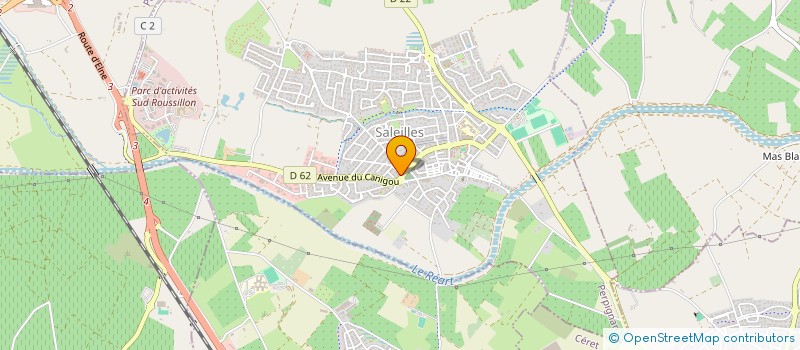 localisation de l'entreprise SARL PREFORM à SALEILLES