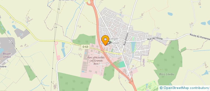 localisation de l'entreprise SARL PREMA à SAINT-LEGER-SOUS-CHOLET