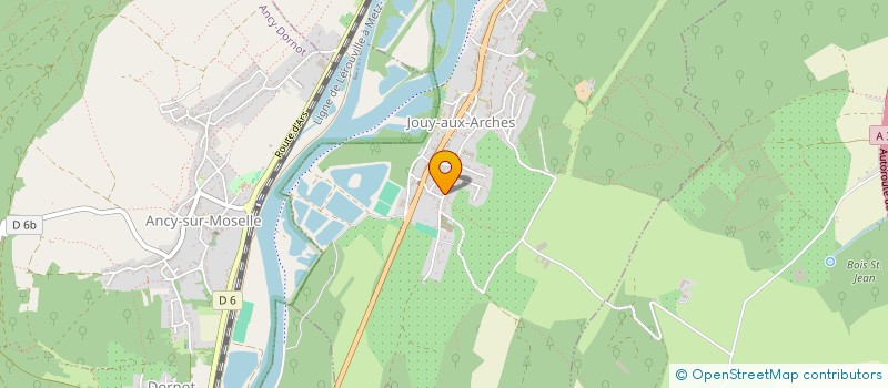 localisation de l'entreprise SARL PRENY BOIS  JOUY-AUX-ARCHES