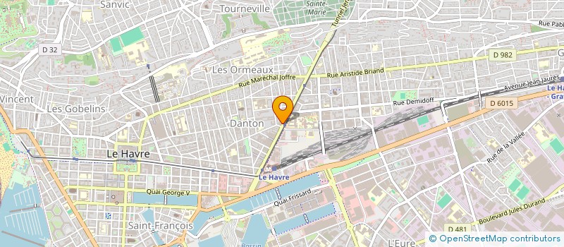 localisation de l'entreprise SARL PRES DU ROND POINT à LE HAVRE