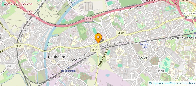 localisation de l'entreprise SARL PRESS 2000  HAUBOURDIN