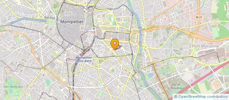 localisation de l'entreprise SARL PRESS RAPID à MONTPELLIER