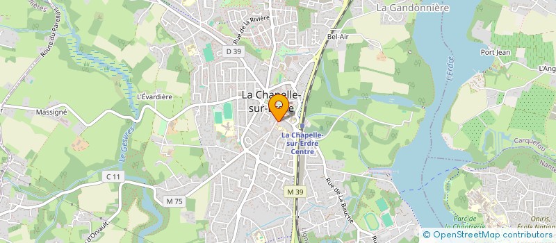 localisation de l'entreprise SARL PRESSE  LA CHAPELLE-SUR-ERDRE
