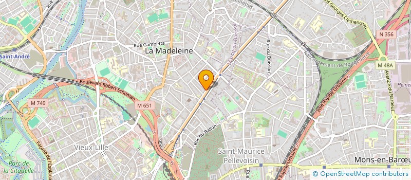 localisation de l'entreprise SARL PRESSE PLUS à LA MADELEINE
