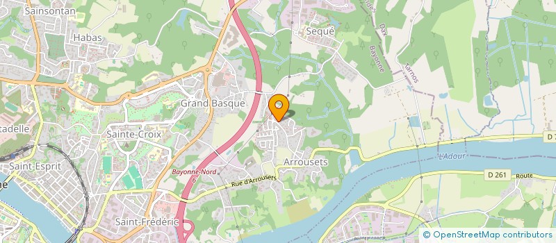localisation de l'entreprise SARL PRESSING BAYONNAIS à BAYONNE