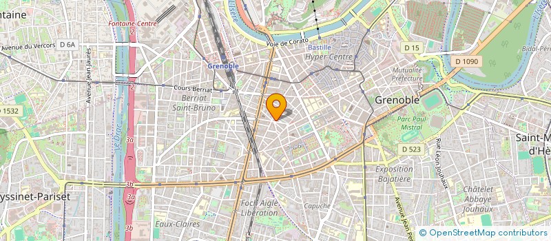 localisation de l'entreprise SARL PRESSING CONDORCET  GRENOBLE