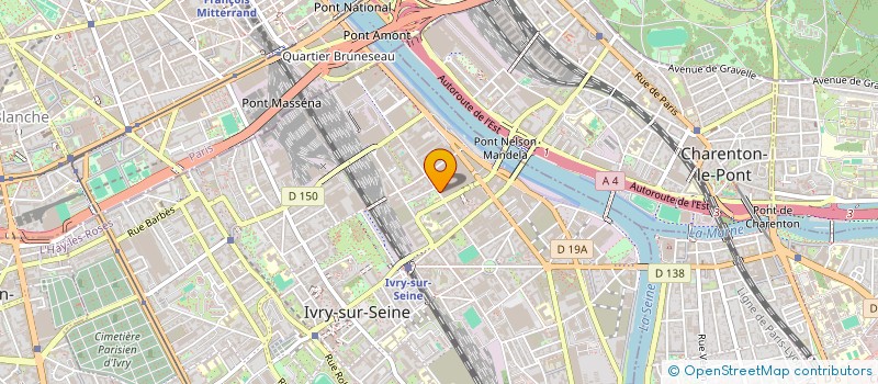 localisation de l'entreprise SARL PRESSING CORDONNERIE KEY D'IVRY  IVRY-SUR-SEINE