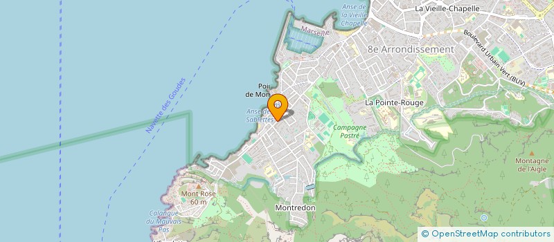 localisation de l'entreprise SARL PRESSING DU FORTIN à MARSEILLE 8