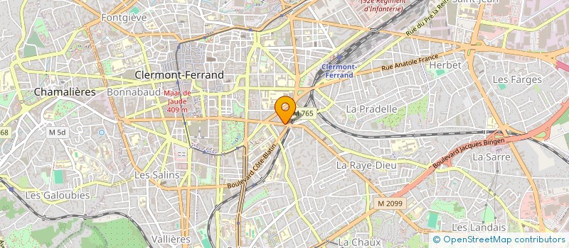 localisation de l'entreprise SARL PRESSING LAFAYETTE à CLERMONT-FERRAND