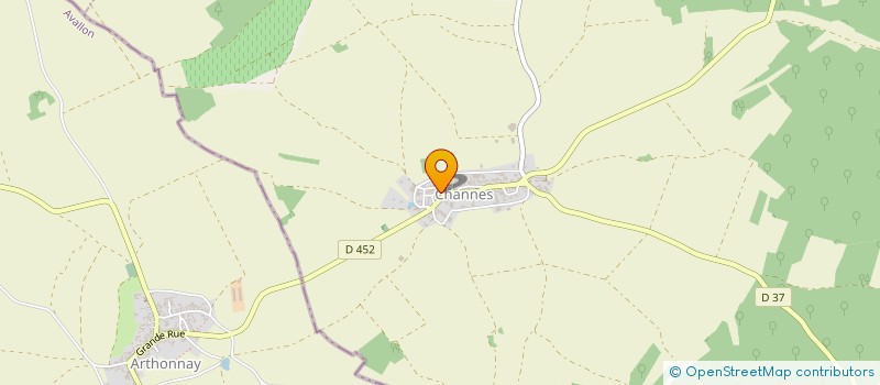localisation de l'entreprise SARL PRESSOIRS GUILLEMINOT à CHANNES