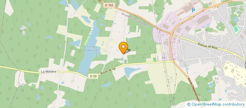 localisation de l'entreprise SARL PREST'AB NEGOCE à PRUNIERS-EN-SOLOGNE