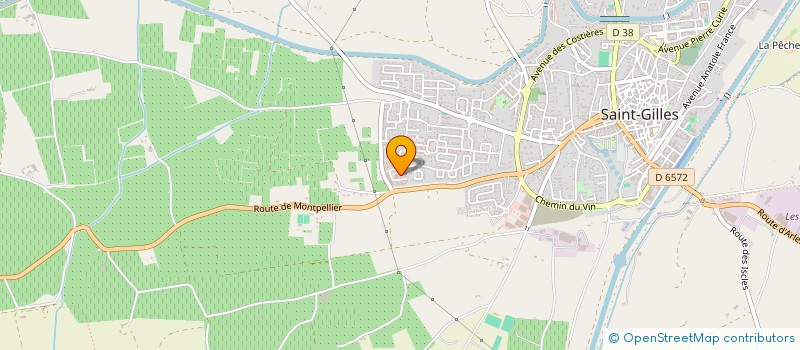 localisation de l'entreprise SARL PREST AGRI  SAINT-GILLES