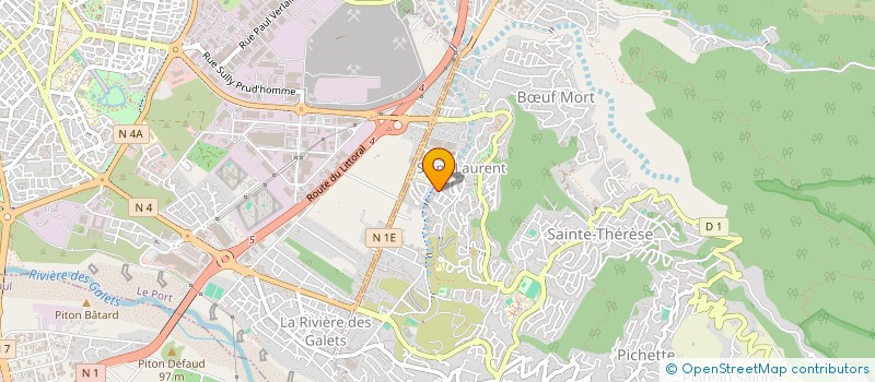 localisation de l'entreprise SARL PREST'TRANS à LA POSSESSION