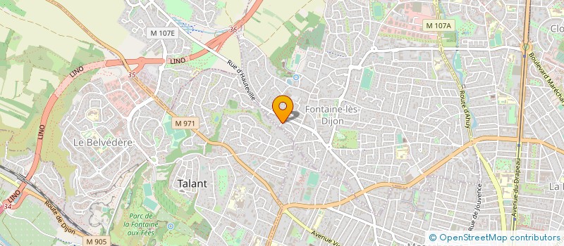 localisation de l'entreprise SARL PRESTADIS 21 à FONTAINE-LES-DIJON