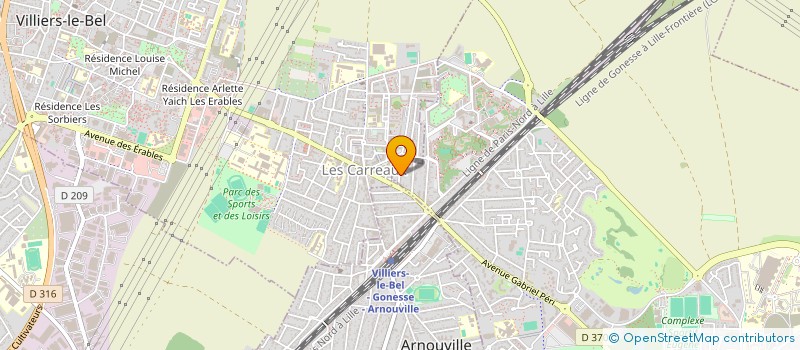 localisation de l'entreprise SARL PRESTATIONS SERVICES ENTRETIEN à GONESSE
