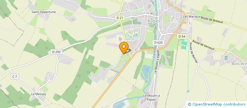 localisation de l'entreprise SARL PRESTATIONS TECHNIQUES BRISSET à RUGLES
