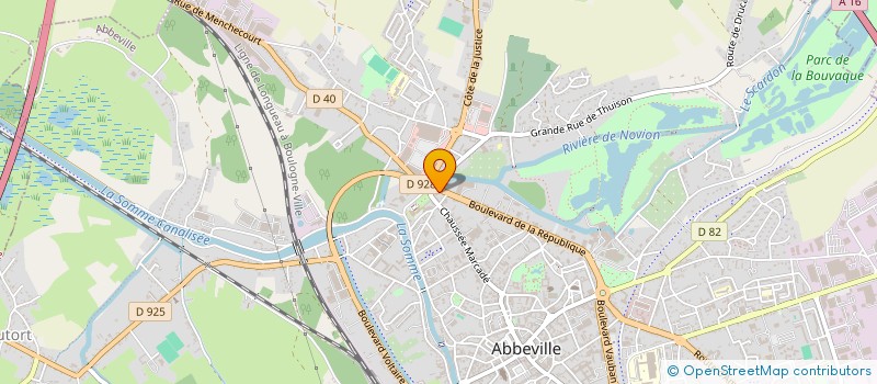 localisation de l'entreprise SARL PRESTO à ABBEVILLE