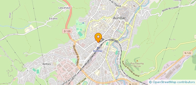localisation de l'entreprise SARL PRIETTO à AURILLAC