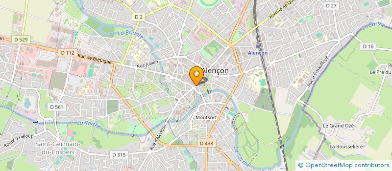 localisation de l'entreprise SARL PRIGENT à ALENCON