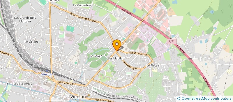 localisation de l'entreprise SARL PRIMEUR 18 à VIERZON