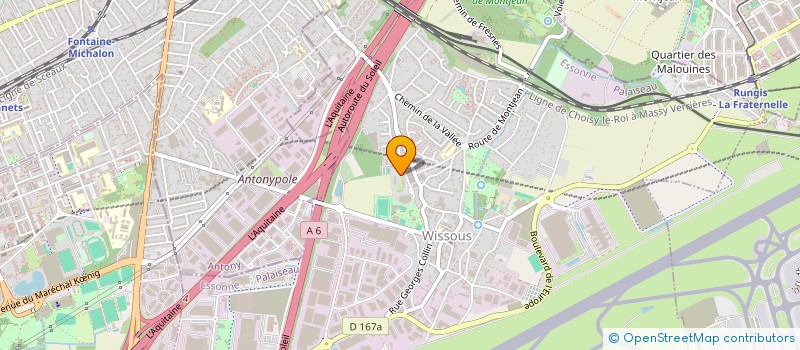 localisation de l'entreprise SARL PRIMEUR SOLEIL à WISSOUS