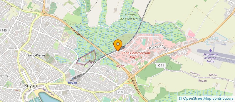 localisation de l'entreprise SARL PRIMEURS SERVICES  ROYAN