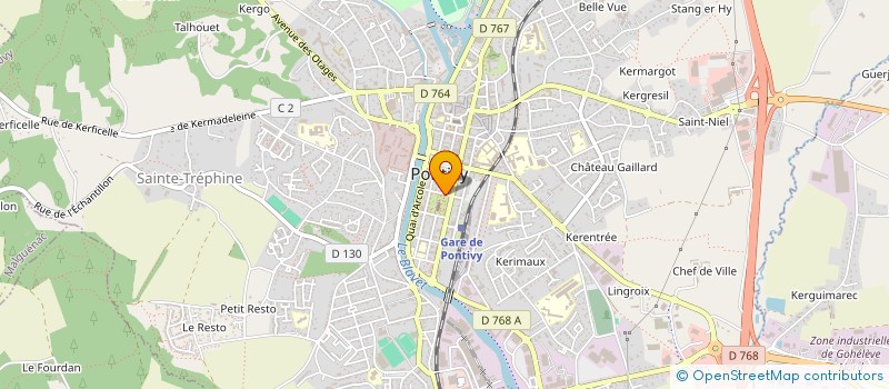 localisation de l'entreprise SARL PRIMODIC à PONTIVY