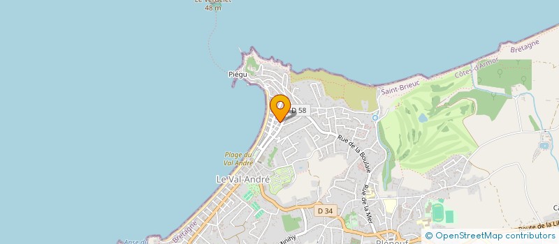 localisation de l'entreprise SARL PRINTANIA  PLENEUF-VAL-ANDRE