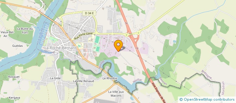 localisation de l'entreprise SARL PRIOUR à NIVILLAC