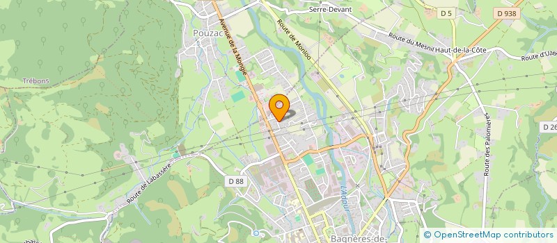 localisation de l'entreprise SARL PRIVILEGE  BAGNERES-DE-BIGORRE