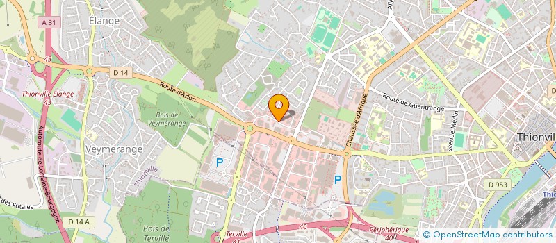 localisation de l'entreprise SARL PRIX KO  THIONVILLE