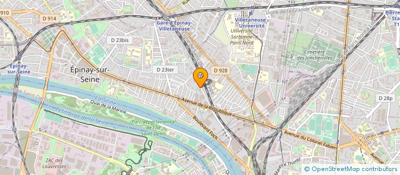 localisation de l'entreprise SARL PRM à EPINAY-SUR-SEINE