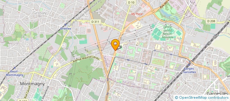 localisation de l'entreprise SARL PRO B M  SARCELLES