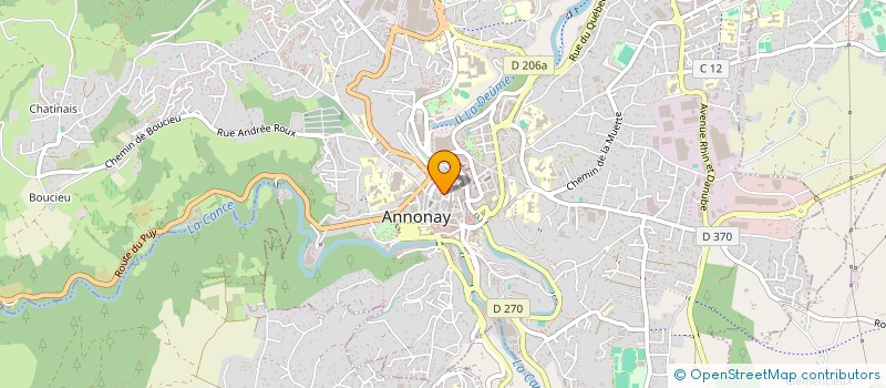 localisation de l'entreprise SARL PRO BATIMENT à ANNONAY