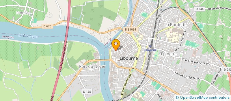 localisation de l'entreprise SARL PRO CONSEIL à LIBOURNE