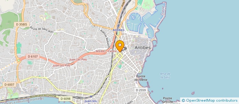 localisation de l'entreprise SARL PRO'CONSULT à ANTIBES