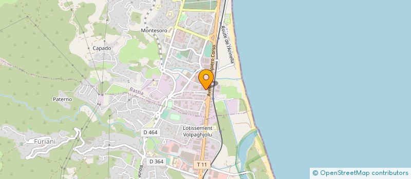 localisation de l'entreprise SARL PRO FORMA à BASTIA