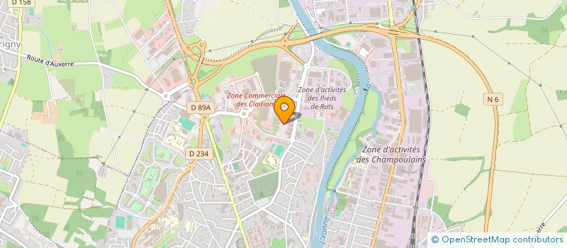 localisation de l'entreprise SARL PRO FRAIS à AUXERRE