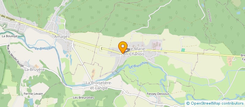 localisation de l'entreprise SARL PRO INJECT  CORRAVILLERS